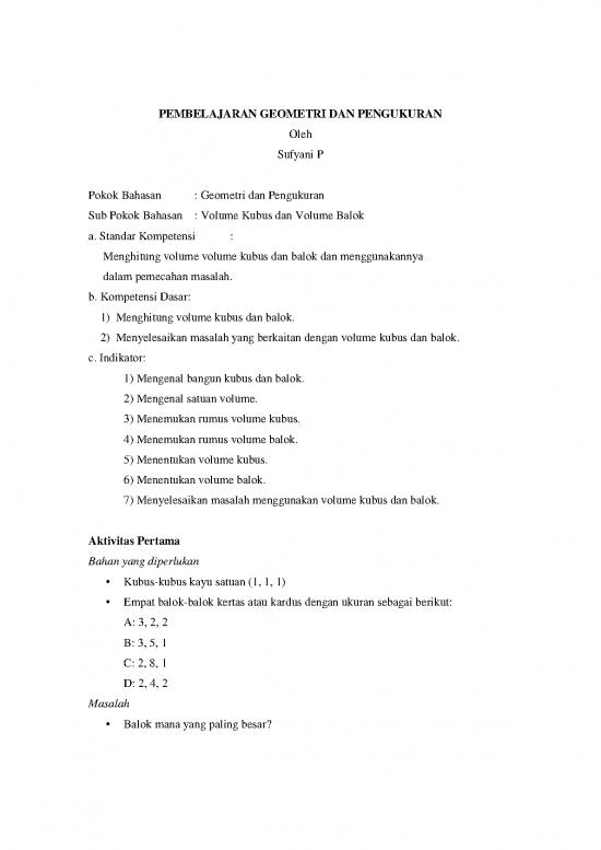 picture1_Pembelajaran Pdf 8103 | Pemb  Geometri Dan Pengukuran  Pmri | Matematika